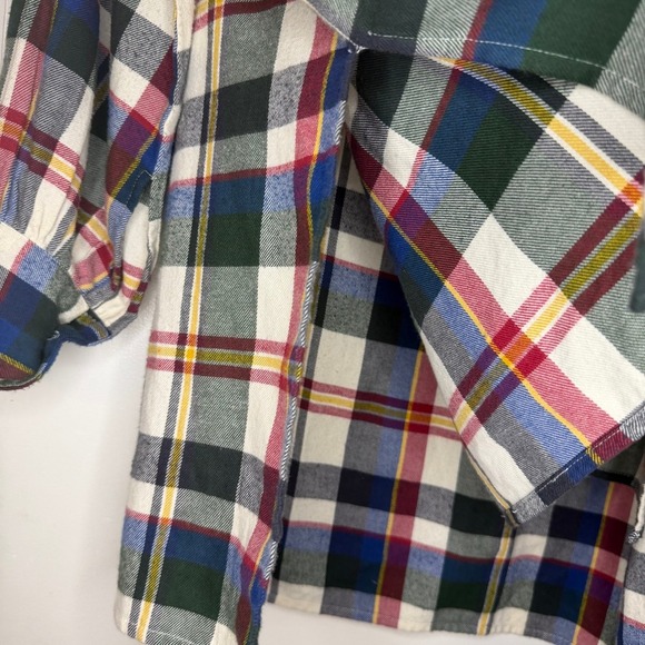 The Great Womens Plaid Button Up Shirt Long Sleeve Multicolor Size 0 - Picture 5 of 11